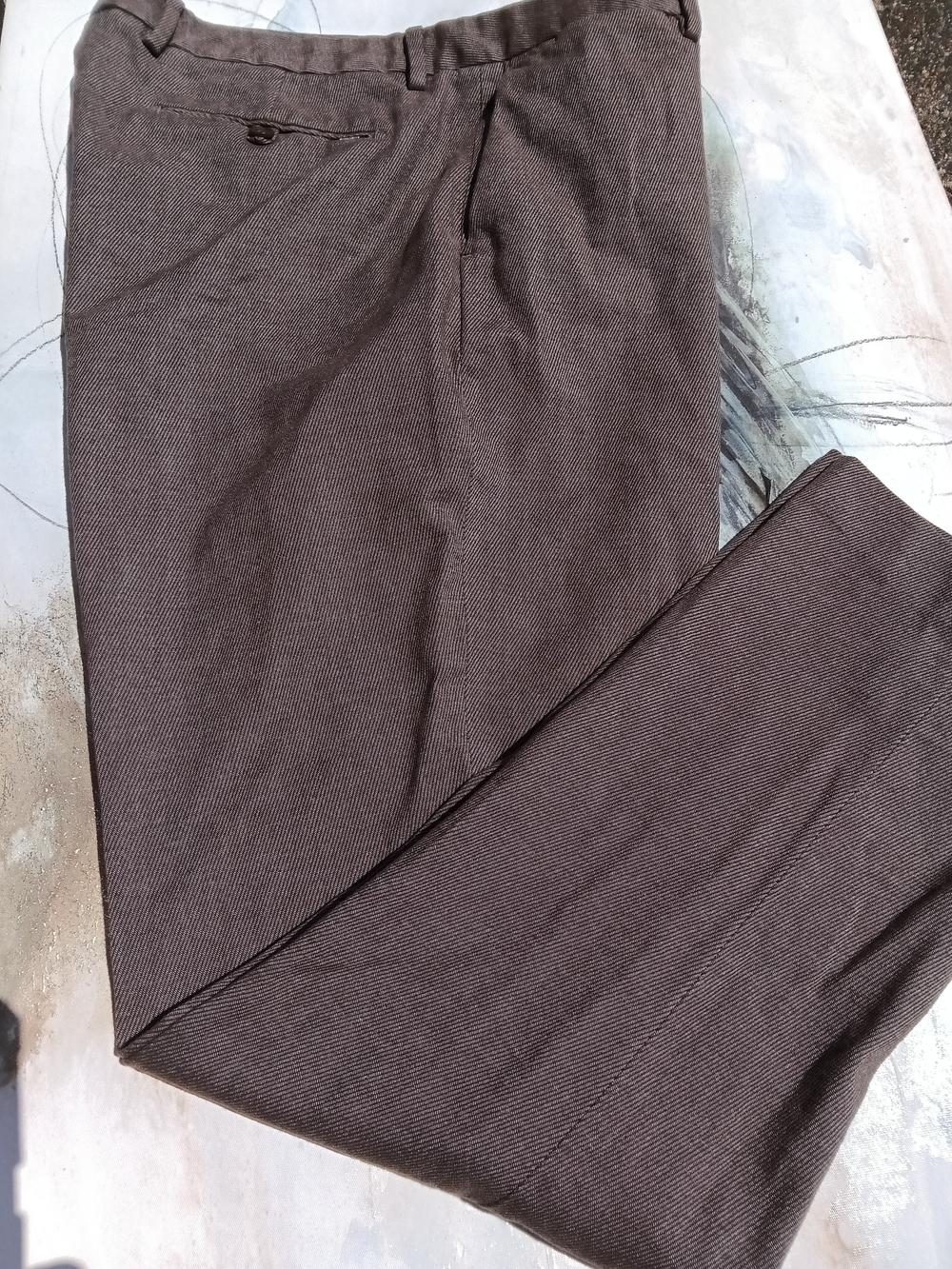 Bonobos Dark Brown Dress Pants - Tailored Straight Leg